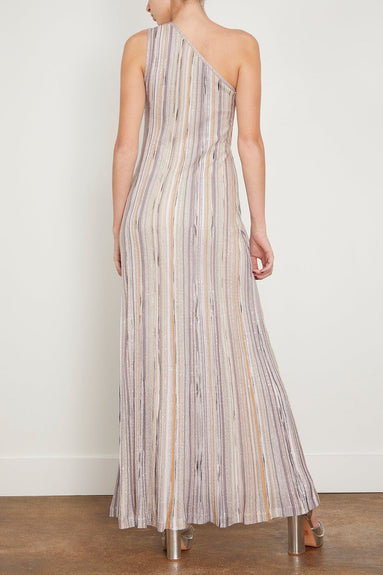 Missoni Gowns Sleeveless Long Dress in Multicolor with Lilac Base Missoni Sleeveless Long Dress in Multicolor with Lilac Base