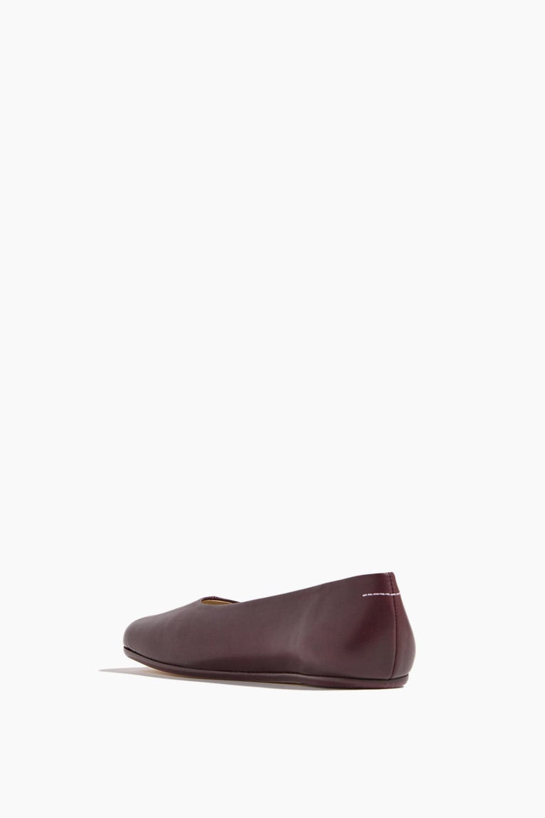 MM6 Maison Margiela Ballet Flats Anatomic Ballet Shoe in Port Royale MM6 Maison Margiela Anatomic Ballet Shoe in Port Royale