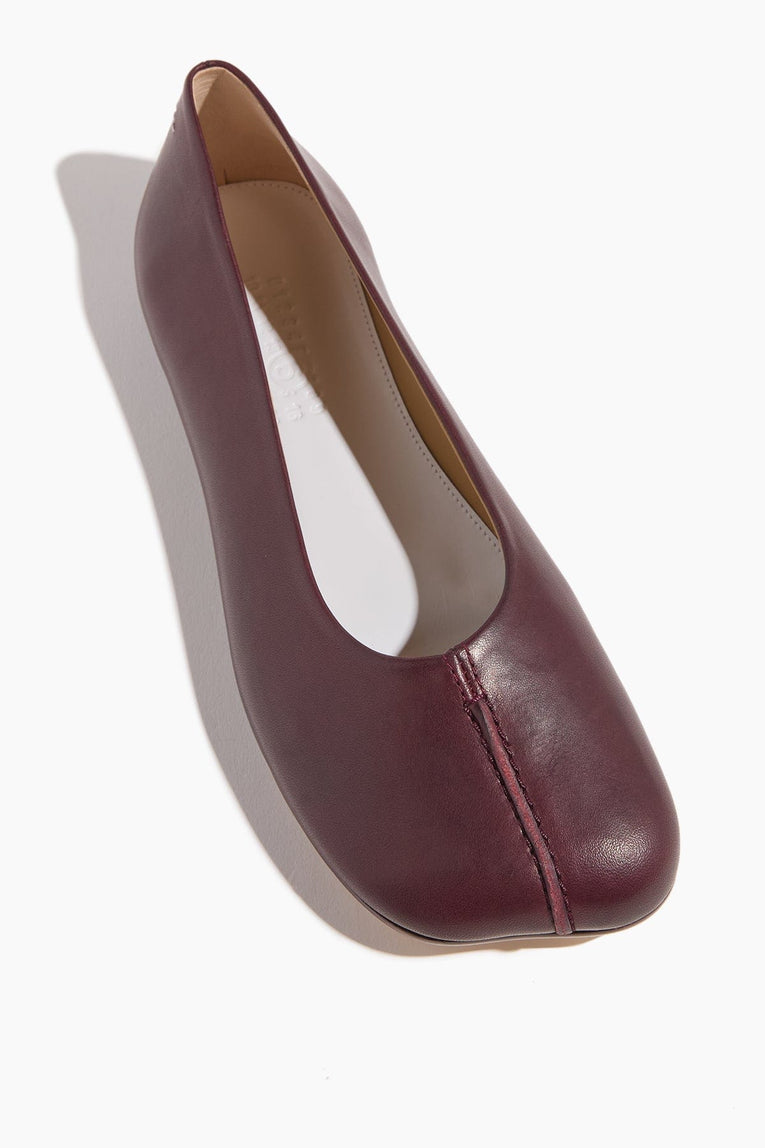 MM6 Maison Margiela Ballet Flats Anatomic Ballet Shoe in Port Royale MM6 Maison Margiela Anatomic Ballet Shoe in Port Royale