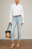 MOTHER Jeans The Mid Rise Dazzler Crop Fray Jean in Sun Kissed Mother The Mid Rise Dazzler Crop Fray Jean in Sun Kissed