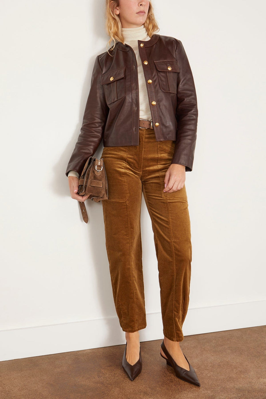 Nili Lotan Jackets Kitra Jacket in Brown Kitra Jacket in Brown