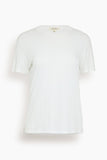 Nili Lotan Tops Mariela Crewneck Tee in White Nili Lotan Mariela Crewneck Tee in White