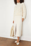 Tanya Taylor Sweaters Opaline Knit Top in Cream Tanya Taylor Opaline Knit Top in Cream