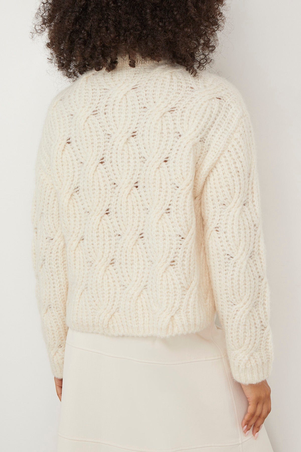 Tanya Taylor Sweaters Opaline Knit Top in Cream Tanya Taylor Opaline Knit Top in Cream