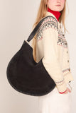 Isabel Marant Oskan Hobo Soft Bag in Black