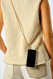 Ossa Shoulder Straps Ballchain Crossbody in Gold Ossa Ballchain Crossbody in Gold