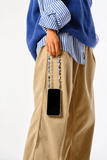 Ossa Shoulder Straps Fruit Wristlet in Mushroom Fruit Wristlet in Mushroom