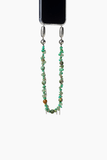 Ossa Shoulder Straps Stone and Fringe Wristlet in Turquoise Ossa Stone and Fringe Wristlet in Turquoise