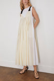 Plan C Casual Dresses Pleated Dress in Butter Plan C Pleated Dress in Butter
