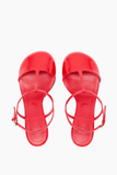 Plan C Heel Sandal in Vermilion Red