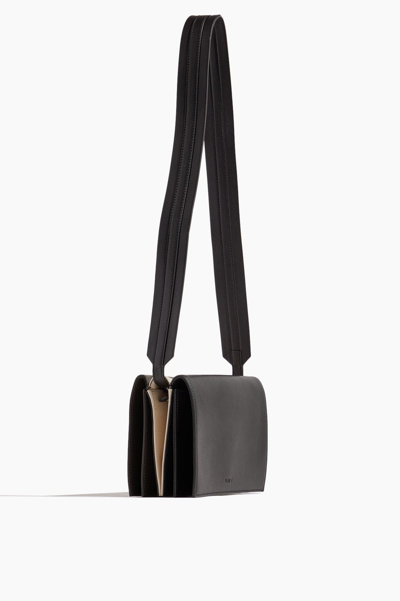 Dries Van Noten Leather Twist Top Handle Bag