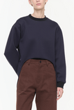 Plan C Sweatshirt in Blue Black
