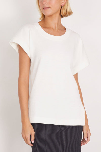 Proenza Schouler Tops Hopper T-Shirt in White Proenza Schouler Hopper T-Shirt in White