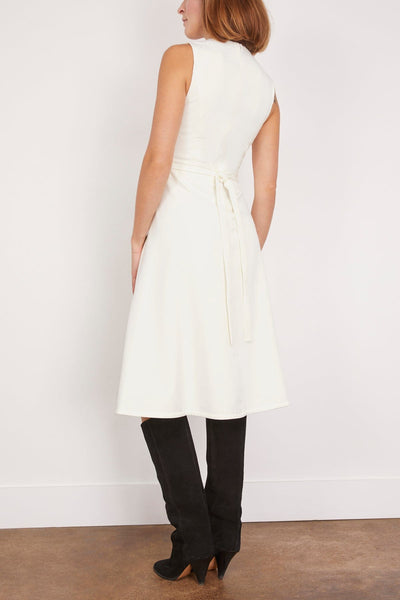 Proenza Schouler White Label Casual Dresses Ivy Wrap Dress in Bone Proenza Schouler White Label Ivy Wrap Dress in Bone