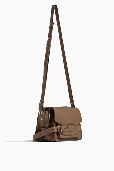 Proenza Schouler Handbags Cross Body Bags Beacon Saddle Bag in Mushroom Proenza Schouler Beacon Saddle Bag in Mushroom