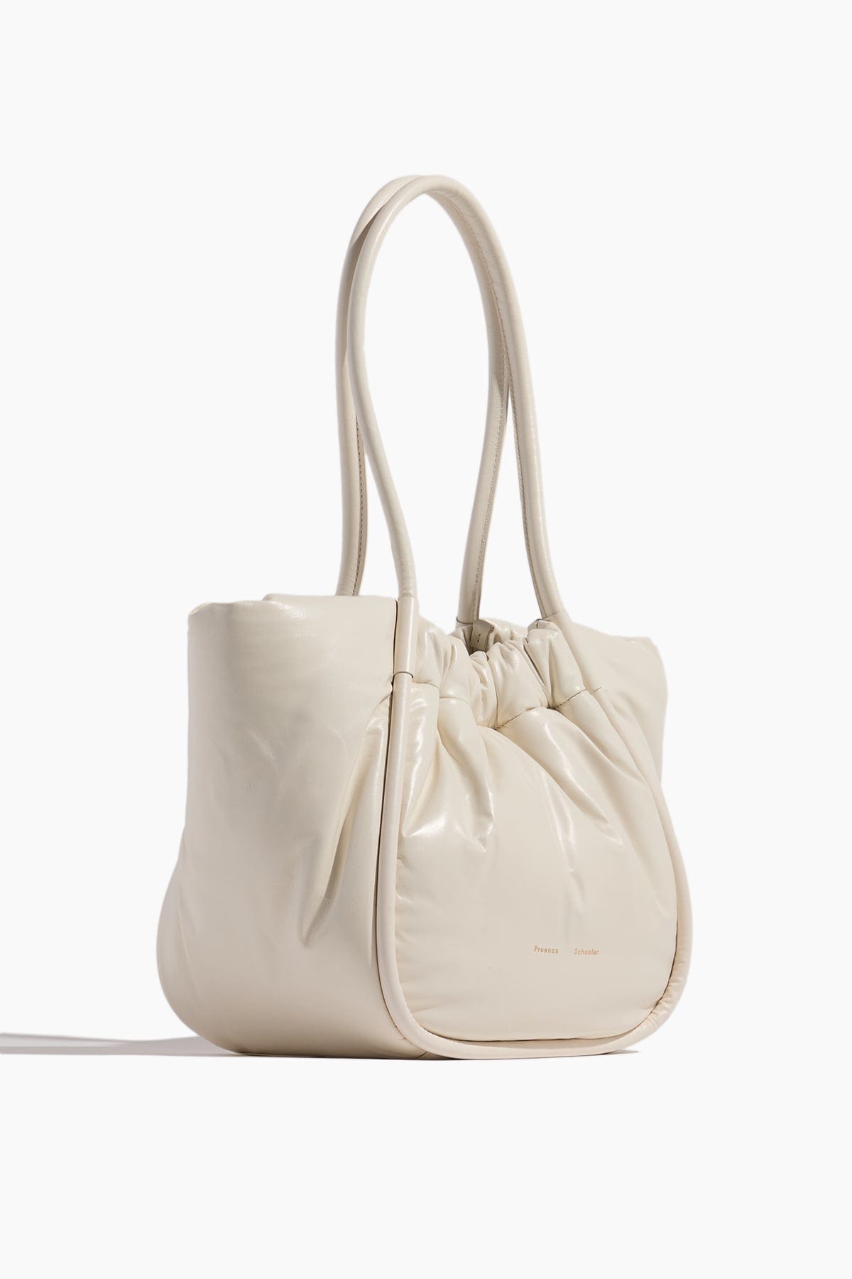 Proenza Schouler Tote Bags Large Puffy Nappa Ruched Tote in Ivory Proenza Schouler Large Puffy Nappa Ruched Tote in Ivory