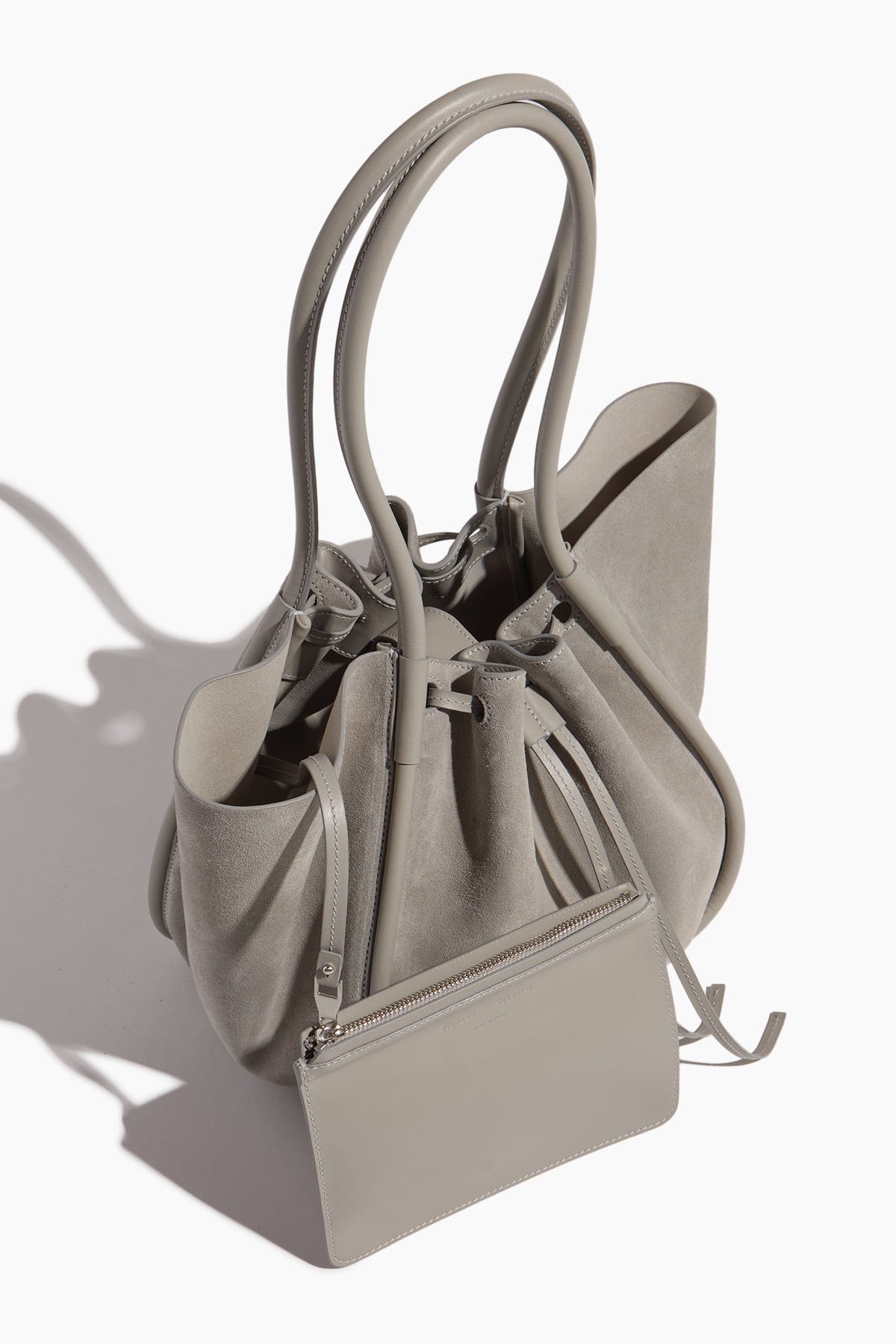 Proenza Schouler Tote Bags Large Ruched Tote in Grey Proenza Schouler Large Ruched Tote in Grey