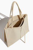 Proenza Schouler White Label Tote Bags Twin Nappa Tote in Ivory Proenza Schouler White Label Twin Nappa Tote in Ivory