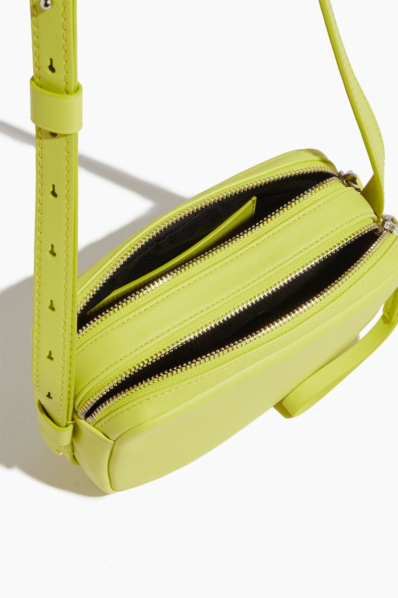 Proenza Schouler White Label Watts Leather Camera Bag in Lime