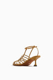 Proenza Schouler Strappy Heels Tee Cage Sandals in Ochre Proenza Schouler Tee Cage Sandals in Ochre