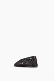 Proenza Schouler Ballet Flats Tee Perforated Ballerina Flats in Black Proenza Schouler Tee Perforated Ballerina Flats in Black