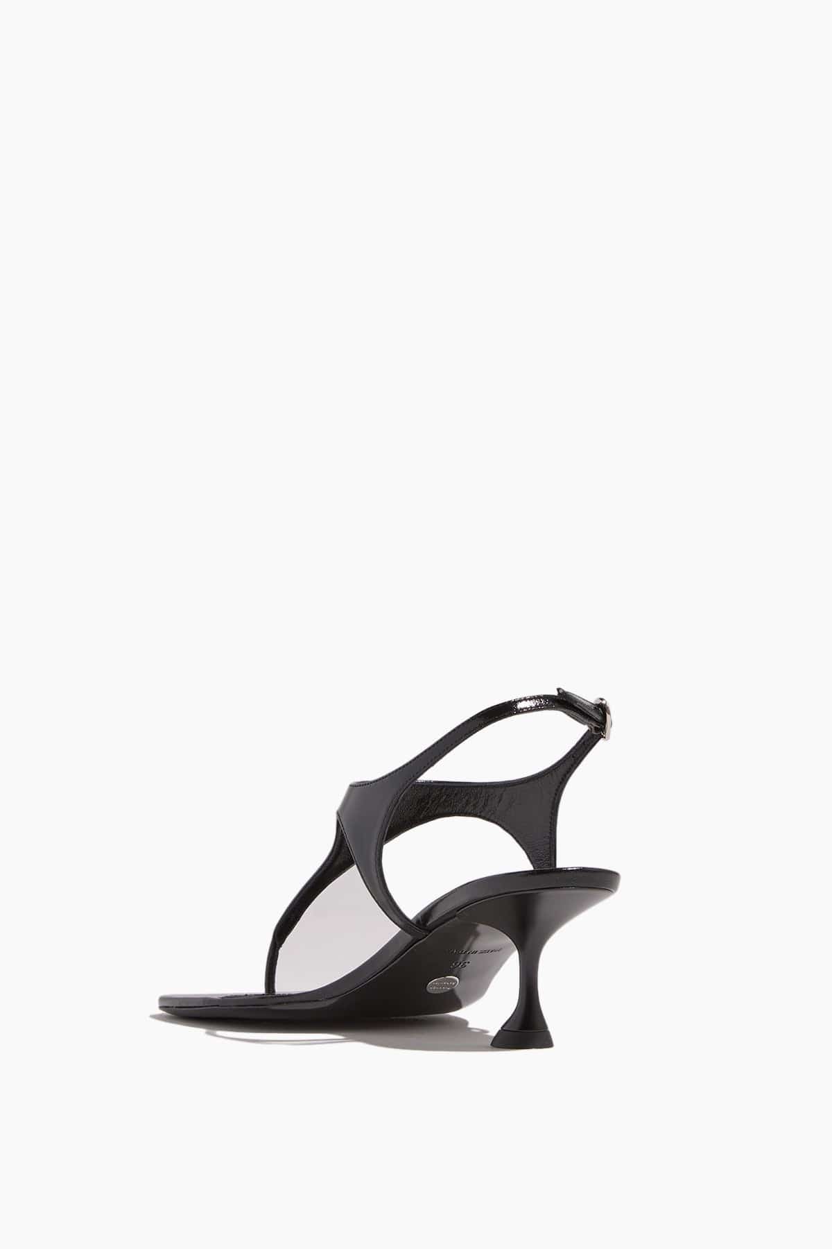 Proenza Schouler Tee Thong Sandals in Black