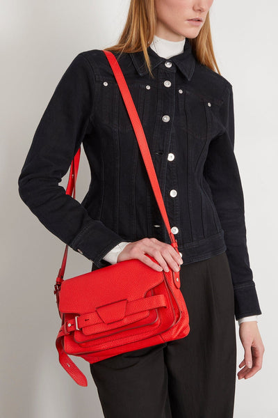 Proenza Schouler Cross Body Bags Beacon Saddle Bag in Rosso Proenza Schouler Beacon Saddle Bag in Rosso