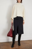Proenza Schouler Sweaters Double Face Eco Cashmere Sweater in Ivory