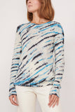 Proenza Schouler Tops Mia T-Shirt In Ecru Multi Proenza Schouler Mia T-Shirt In Ecru Multi