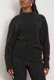 Proenza Schouler Sweaters Viscose Wool Sweater in Charcoal Proenza Schouler Viscose Wool Sweater in Charcoal