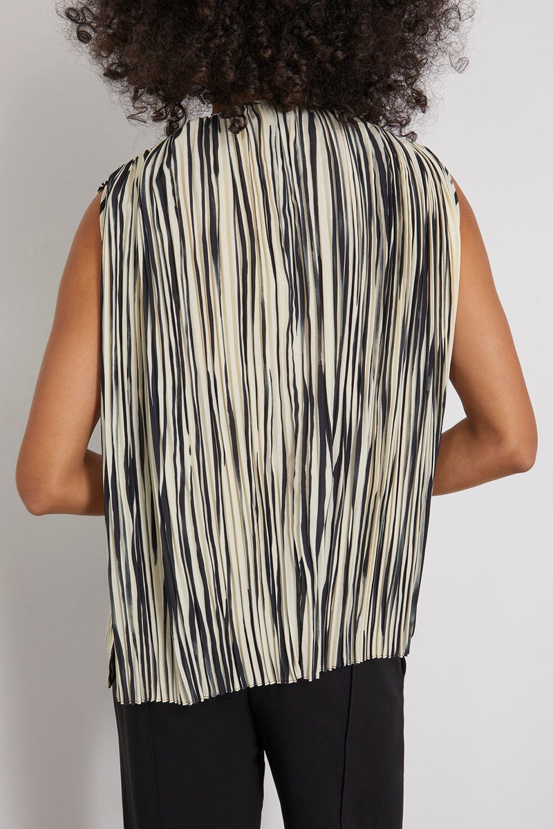 Proenza Schouler Wade Top in Ecru Multi Hampden Clothing