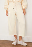 R13 Pants Cropped Pleated Sweatpant in Natural R13 Cropped Pleated Sweatpant in Natural