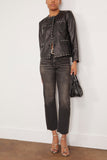 R13 Jackets Cropped Slouch Jacket in Black Leather R13 Cropped Slouch Jacket in Black Leather