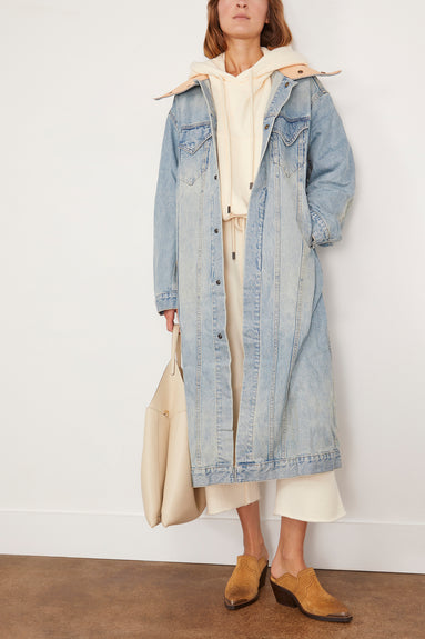 R13 Coats Kat Trucker Coat in Corbet Blue R13 Kat Trucker Coat in Corbet Blue