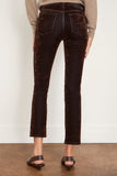 R13 Jeans Kick Fit Jean in Flocked Brown R13 Kick Fit Jean in Flocked Brown