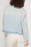 R13 Jackets Oversized Cut-Off Trucker Jacket in Lennon Blue R13 Oversized Cut-Off Trucker Jacket in Lennon Blue