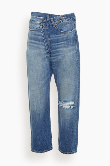 R13 Jeans Crossover Jean in Amber Blue R13 Crossover Jean in Amber Blue