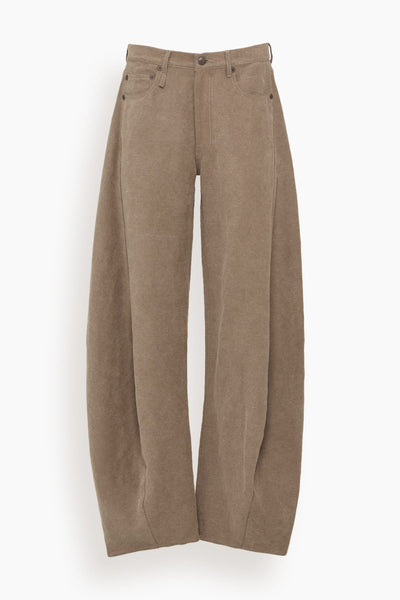 Janine Barrel Jean in Stone Grey
