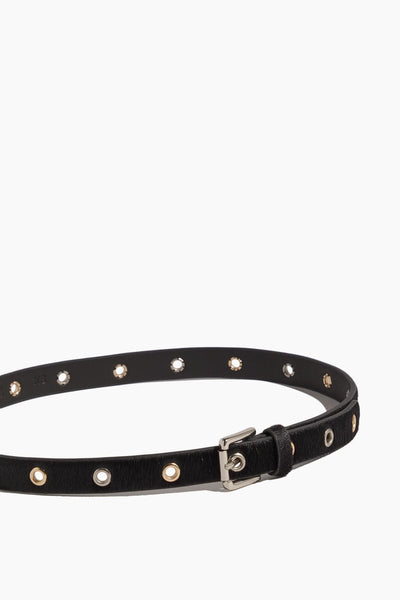 Rachel Comey Belts Eyelet Lyon Belt in Black Rachel Comey Eyelet Lyon Belt in Black