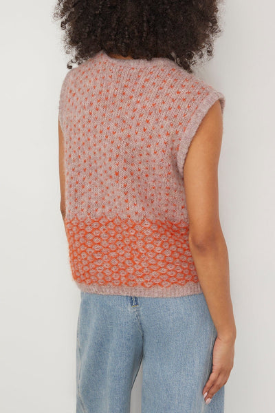 Rachel Comey Tops Kiuru Vest in Lavender Multi Kiuru Vest in Lavender Multi