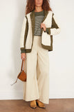 Rag And Bone Jackets Winnie Mixed Media Jacket in Natural Rag and Bone Winnie Mixed Media Jacket in Natural