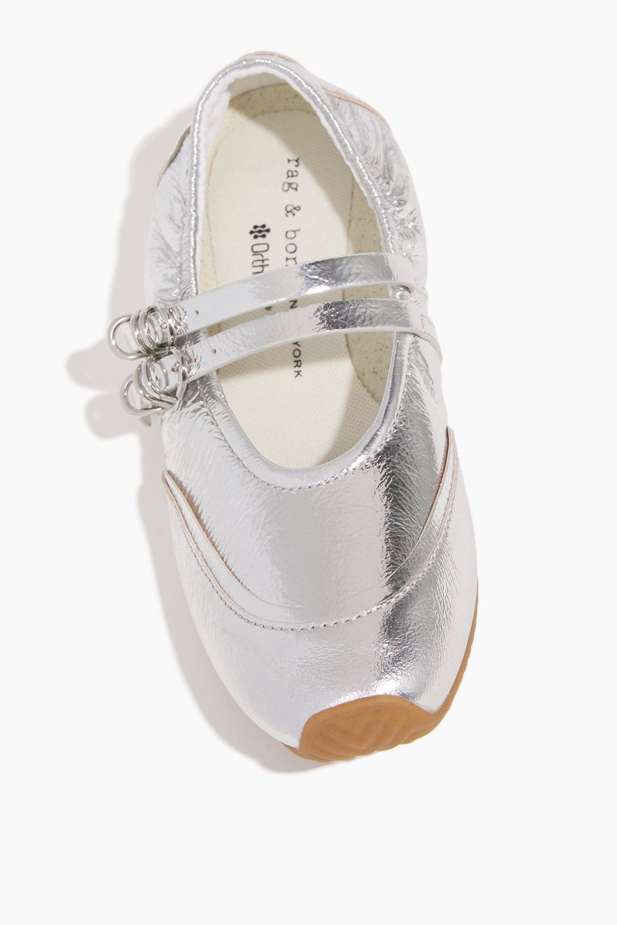 Rag And Bone Emilee Mary Jane Runner in Silver