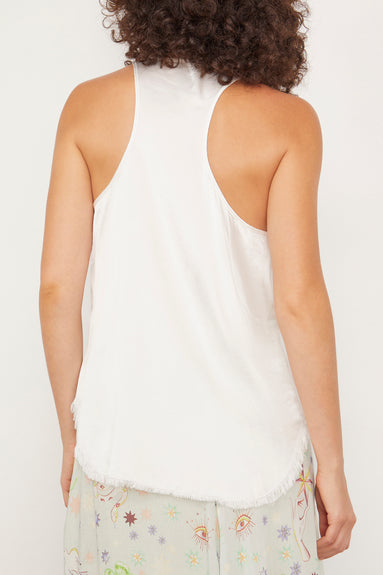 Effie Tank in Washed White