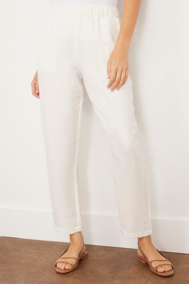 Raquel Allegra Pants Fez Pant in Washed White Raquel Allegra Fez Pant in Washed White