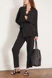 Raquel Allegra Jackets La Brea Trench Jacket in Black Raquel Allegra La Brea Trench Jacket in Black