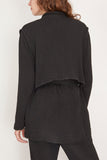 Raquel Allegra Jackets La Brea Trench Jacket in Black Raquel Allegra La Brea Trench Jacket in Black