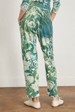 Raquel Allegra Pants Brooke Pant in Teal Army Rose Raquel Allegra Brooke Pant in Teal Army Rose