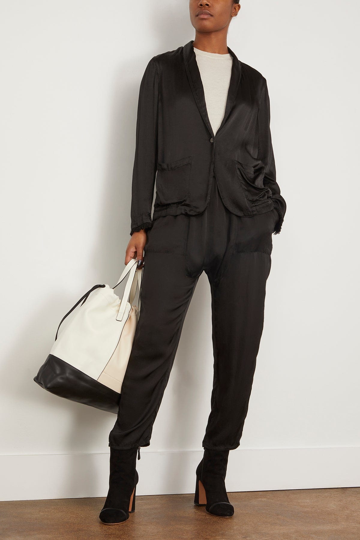 Raquel Allegra Jackets Jai Jacket in Black Raquel Allegra Jai Jacket in Black