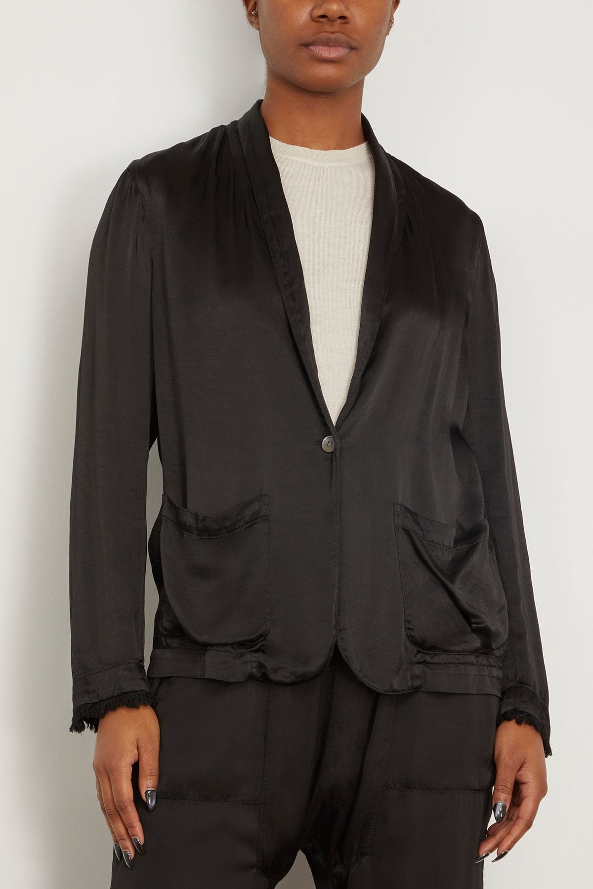 Raquel Allegra Jackets Jai Jacket in Black Raquel Allegra Jai Jacket in Black