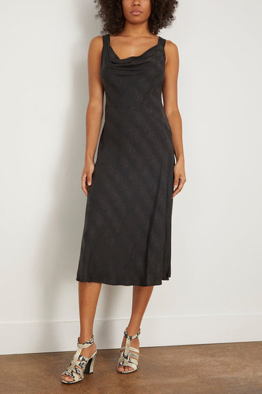 Raquel Allegra Slip Dresses Linda Midi Dress in Black Raquel Allegra Linda Midi Dress in Black